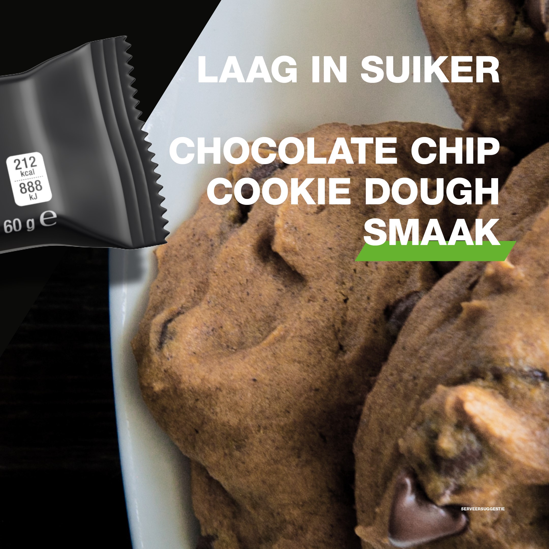 Herbalife 24 Achieve Proteinerepen CHOCOLATE CHIP COOKIE DOUGH SMAAK