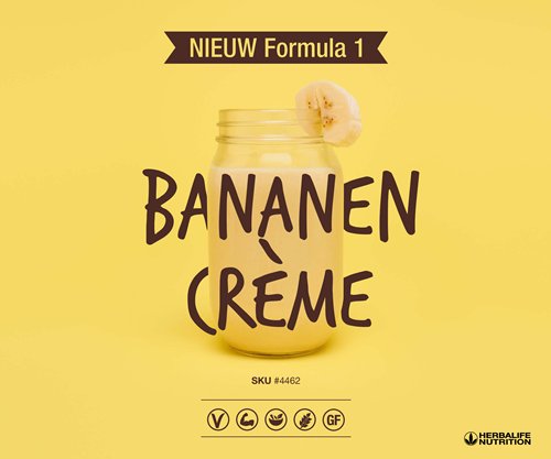 Formula 1 Bananen Crème Smaak