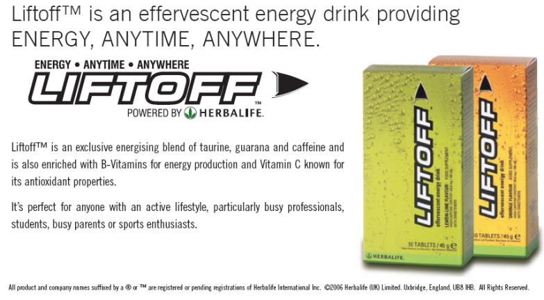 Herbalife Liftoff bestellen