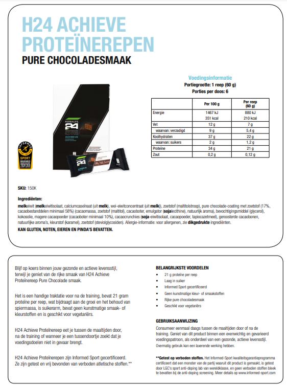Herbalife 24 Achieve Proteinerepen